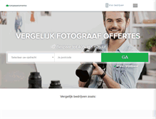Tablet Screenshot of fotograafoffertes.com